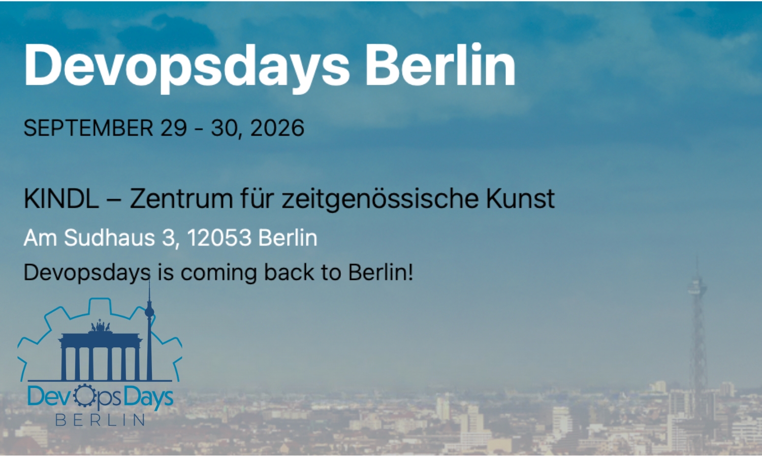 DevOpsDays Berlin - Agile Gatherings